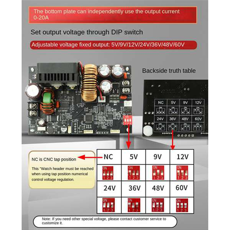 1 Piece CNC Direct Current Stabilized Voltage Power Supply As Shown 20A ...