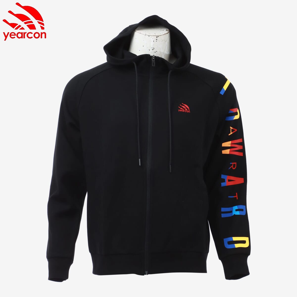 Yearcon Black Cotton Stretchable Full Sleeve Pocket Design Jacket For Men