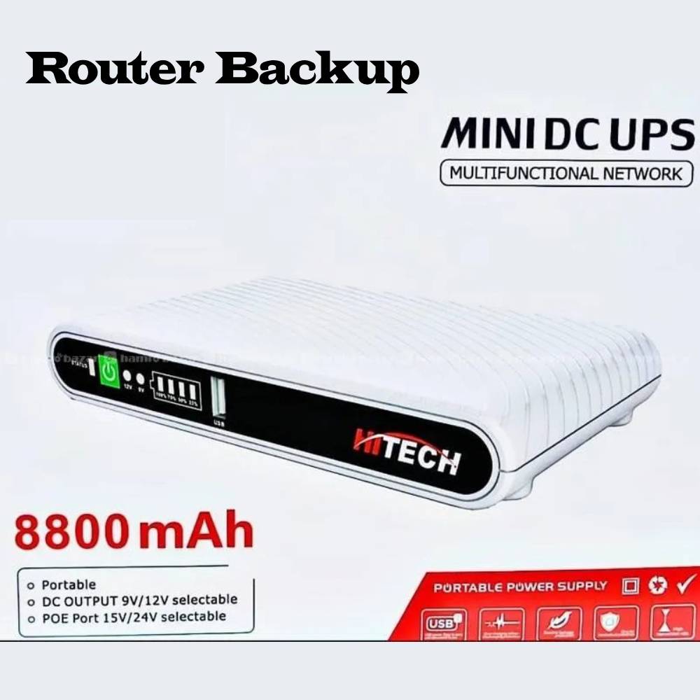 8800mAh UPS Router Backup | Router & Modem Power Backup
