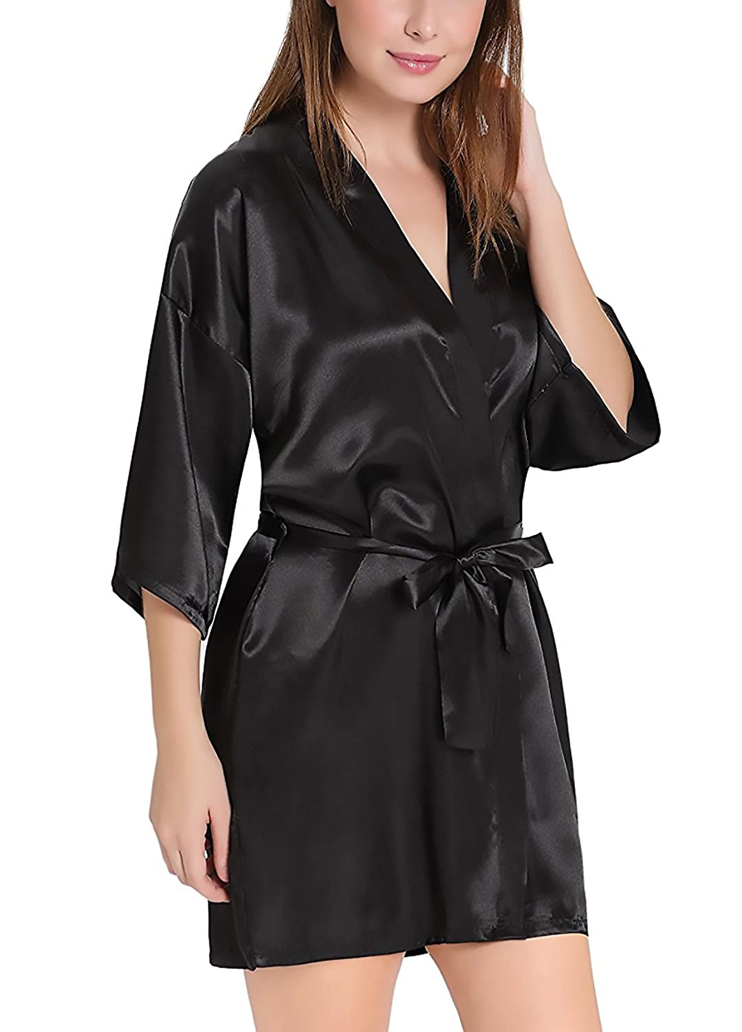 Satin Robe Babydoll Dress Women Nightwear Satin Night suit for Women ...