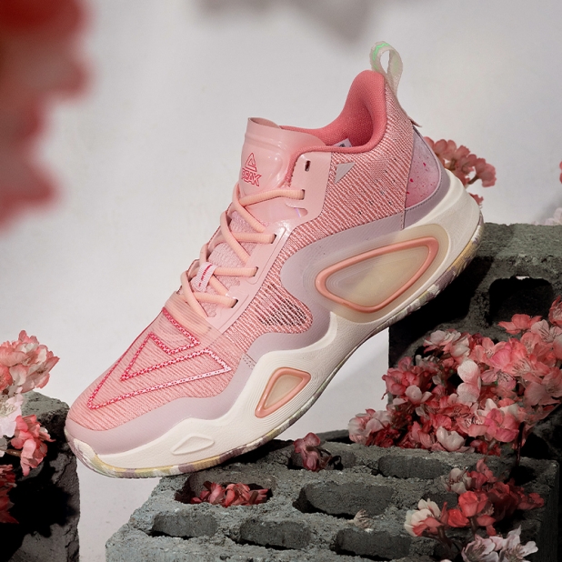 Womens pink hot sale basketball shoes