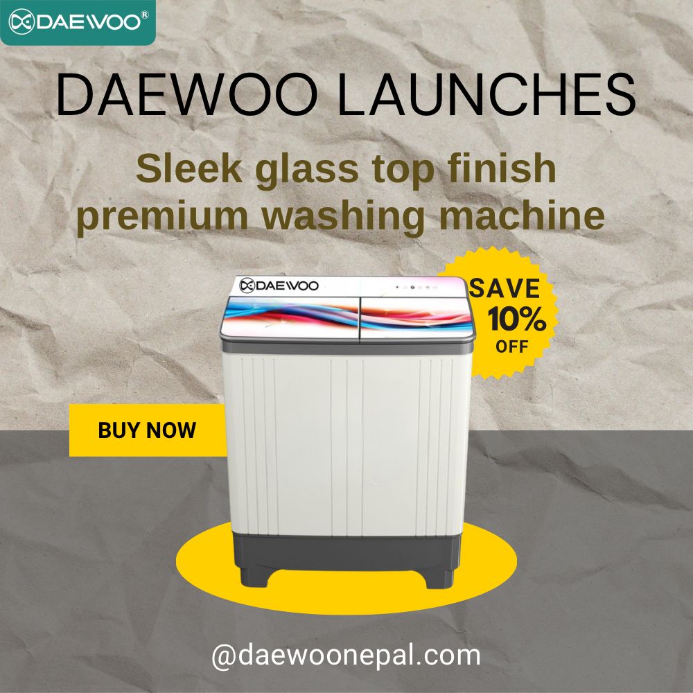 Overloaded Top Load Machine Daewoo 10 Kg Semi-Automatic Top Loading Washing Machine | 1 Year ...