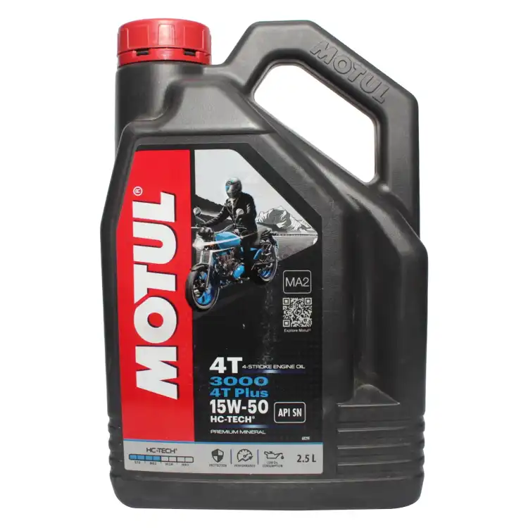 MOTUL 3000 STROKE ENGINE OIL 4T Plus 20W40 1200 ML, 54% OFF