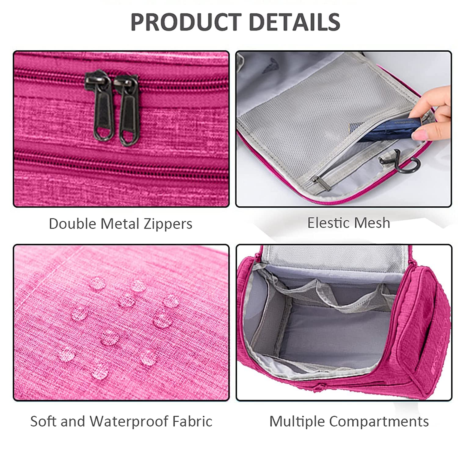 Douche For Men Only Travel Toiletry Bag For Boys, Waterproof