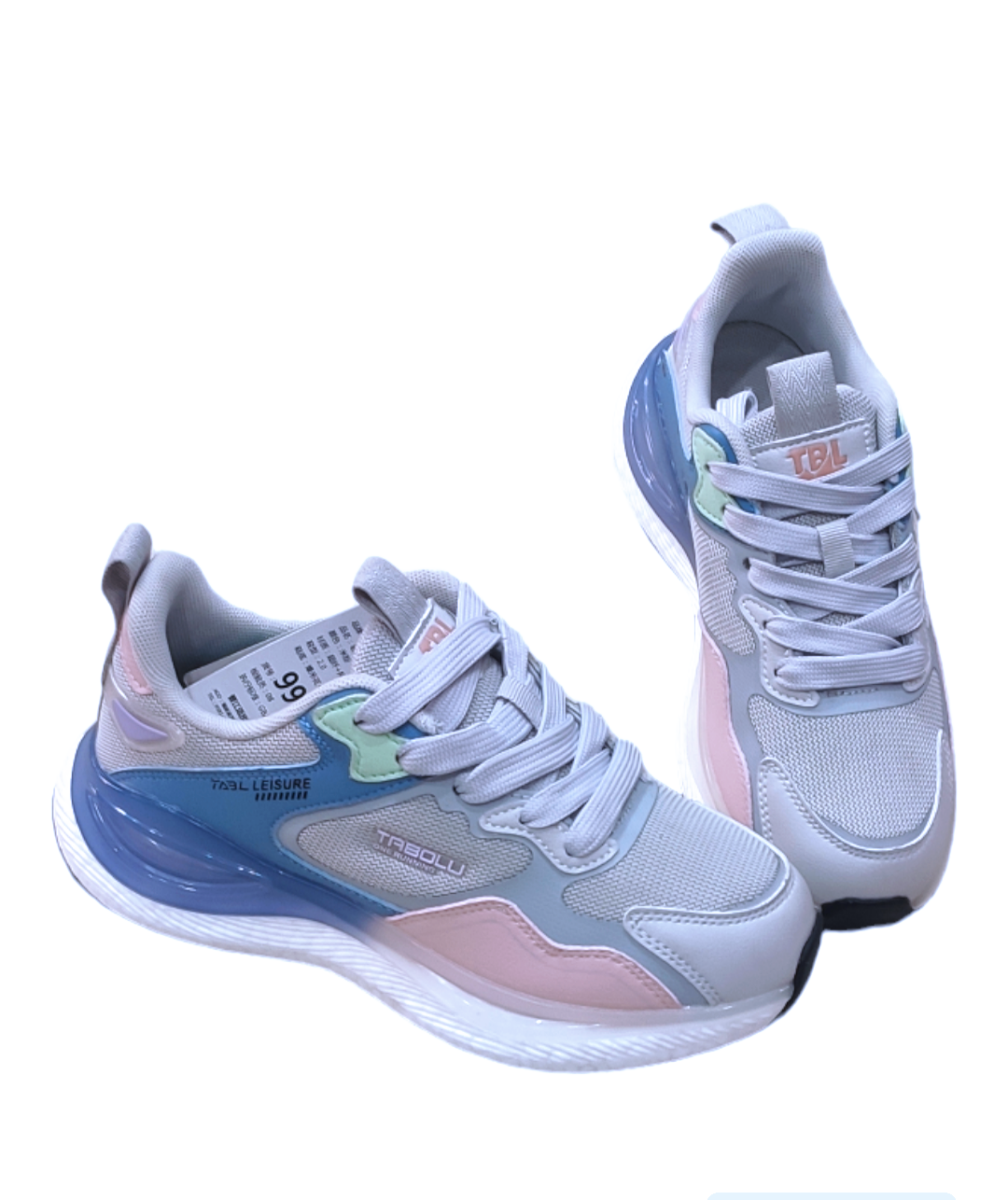 In Nepal Branded Shoes For Women TPL White Mess Flying Trendy - Main Image