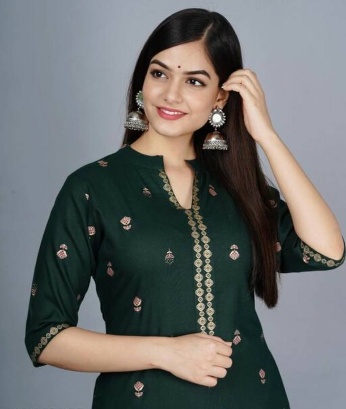 Women Viscose Rayon Kurta Palazzo Set main image 1