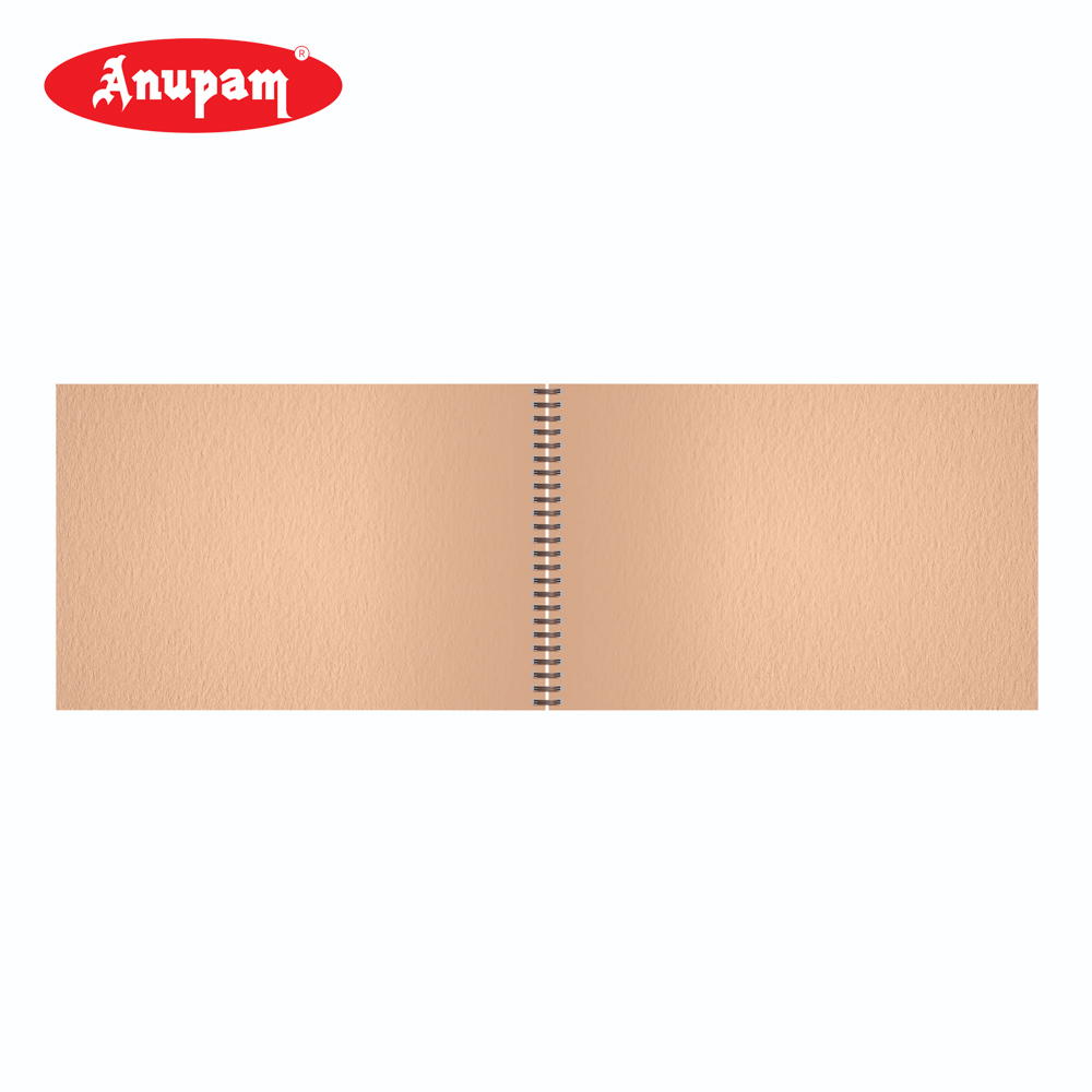 Anupam Watercolour Wire-O Book A3 Natural White Cold Press Paper, 200