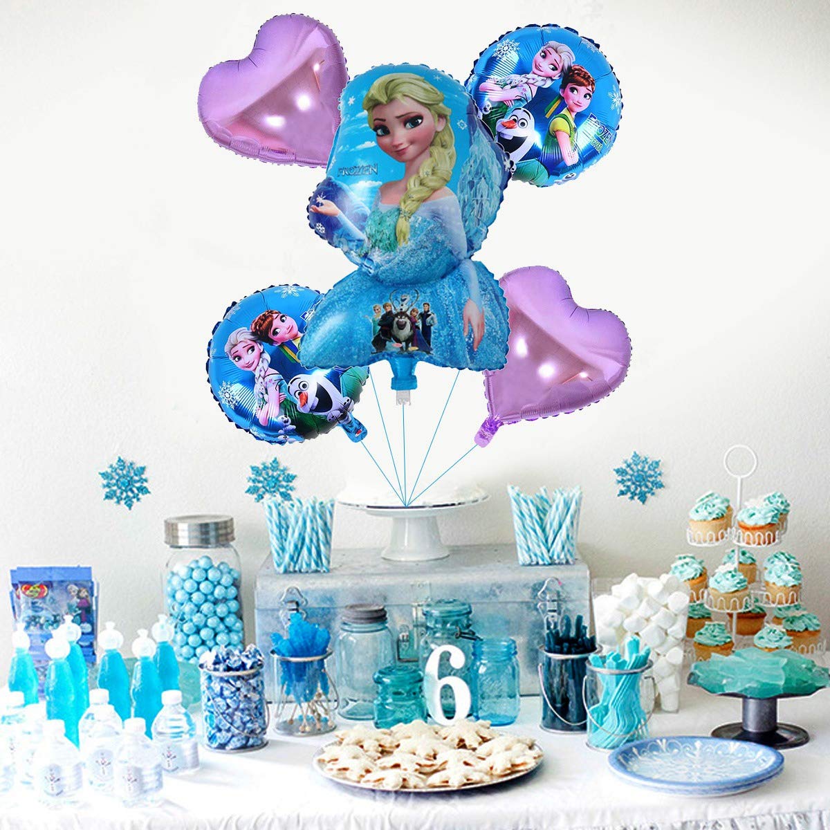 Frozen Birthday Decorations Frozen Birthday Party Decorations Set - Banner,  Backdrop, Balloons \u0026 Foil Cards Frozen Irregular Party Foil Balloons, image size:1200x1200