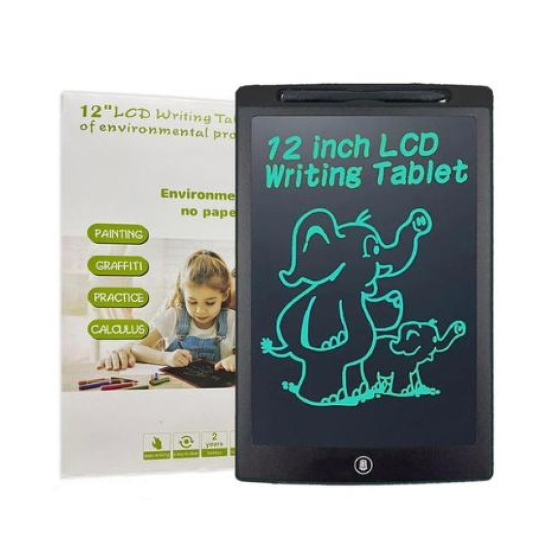 Writing Mini Tab 12 Inch LCD Tablet Writing Drawing Pad Digital Slate for Kids Learning ...