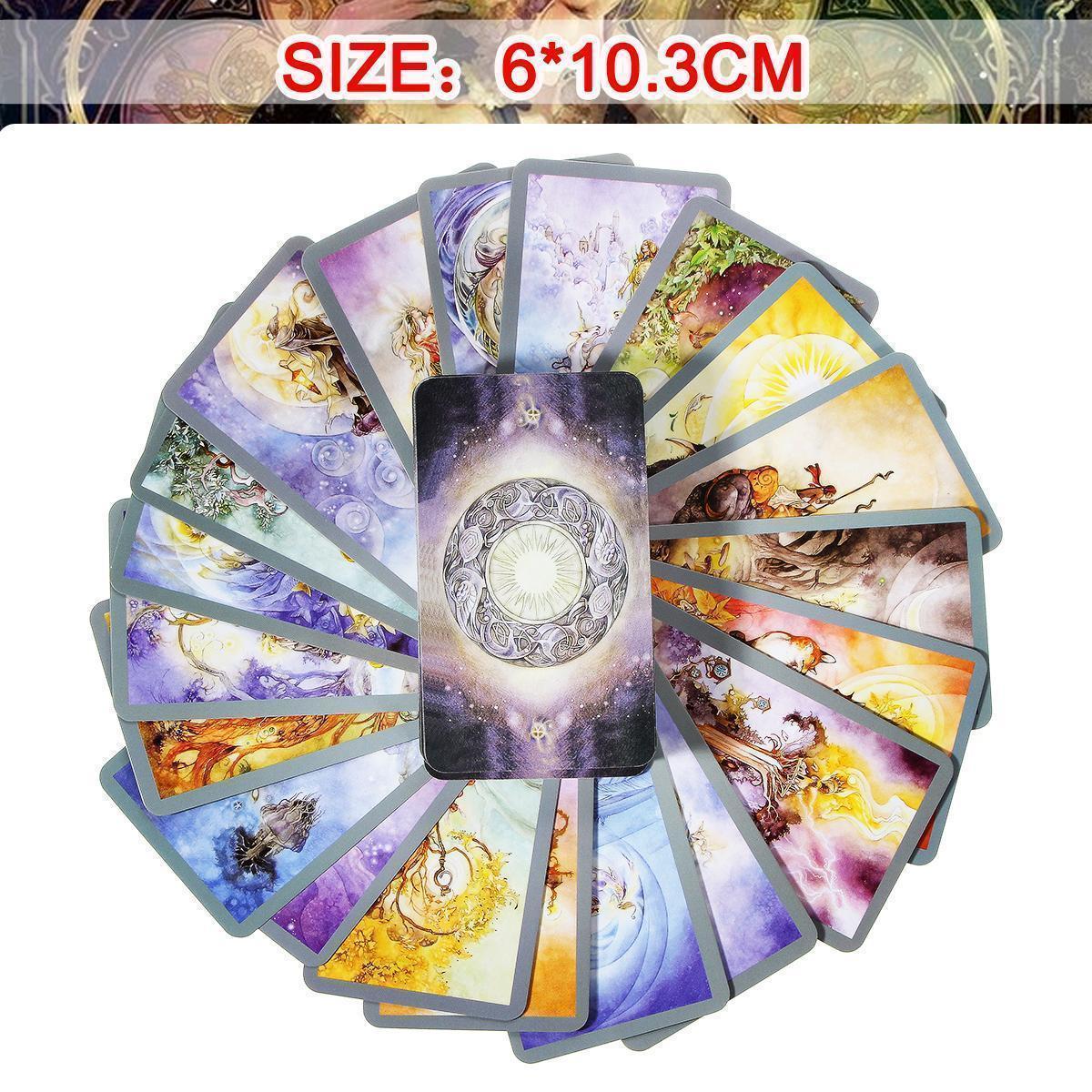 Guilded Tarot Cards Deck 78 Tarot Cards Beginner Friendly Traditional