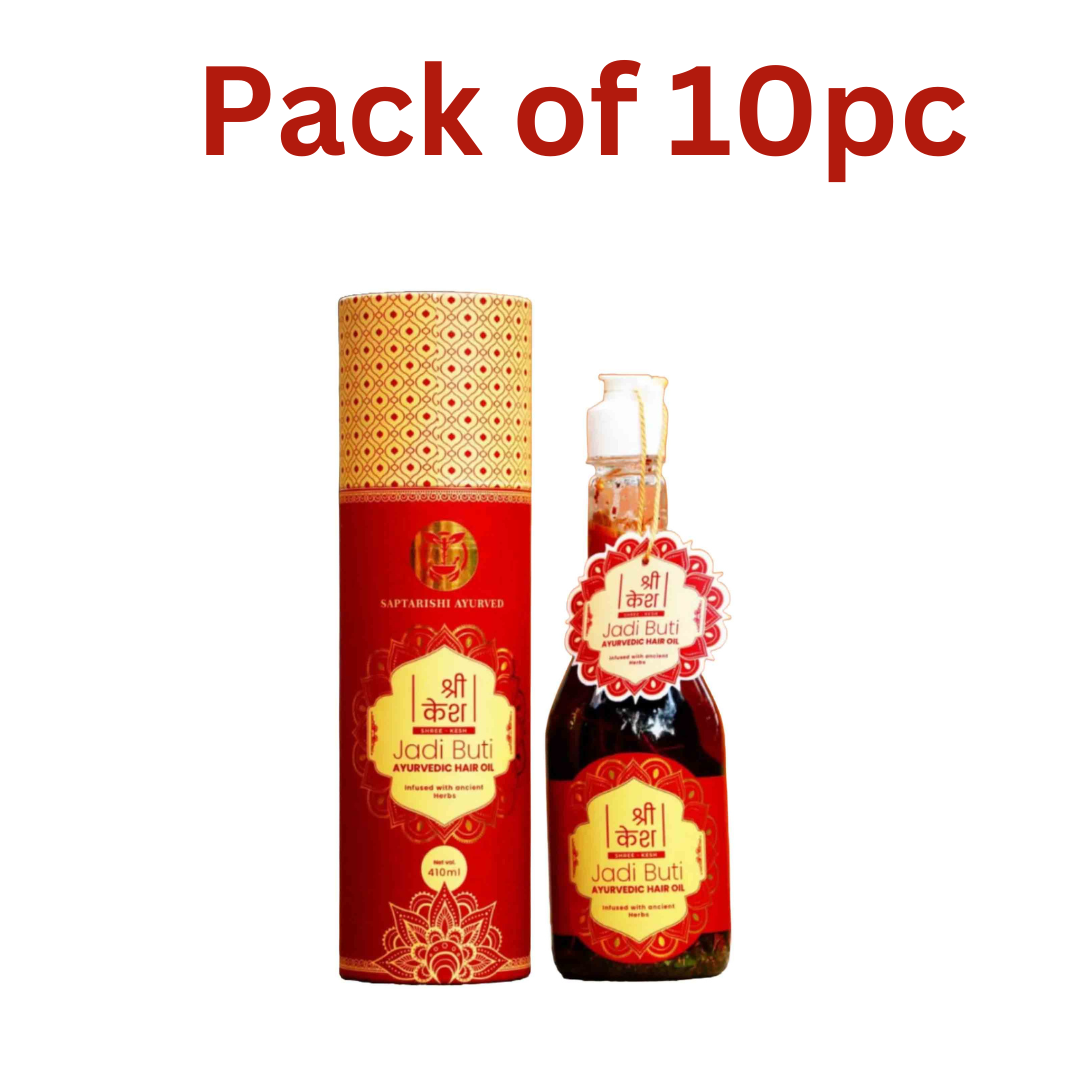 Shree Kesh Jadi Buti Ayurvedic Hair Oil 410ml Pack of 10pc
