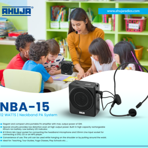 Ahuja Nba 15 Ahuja Speakers With Mic Ahuja NBA-15 Portable