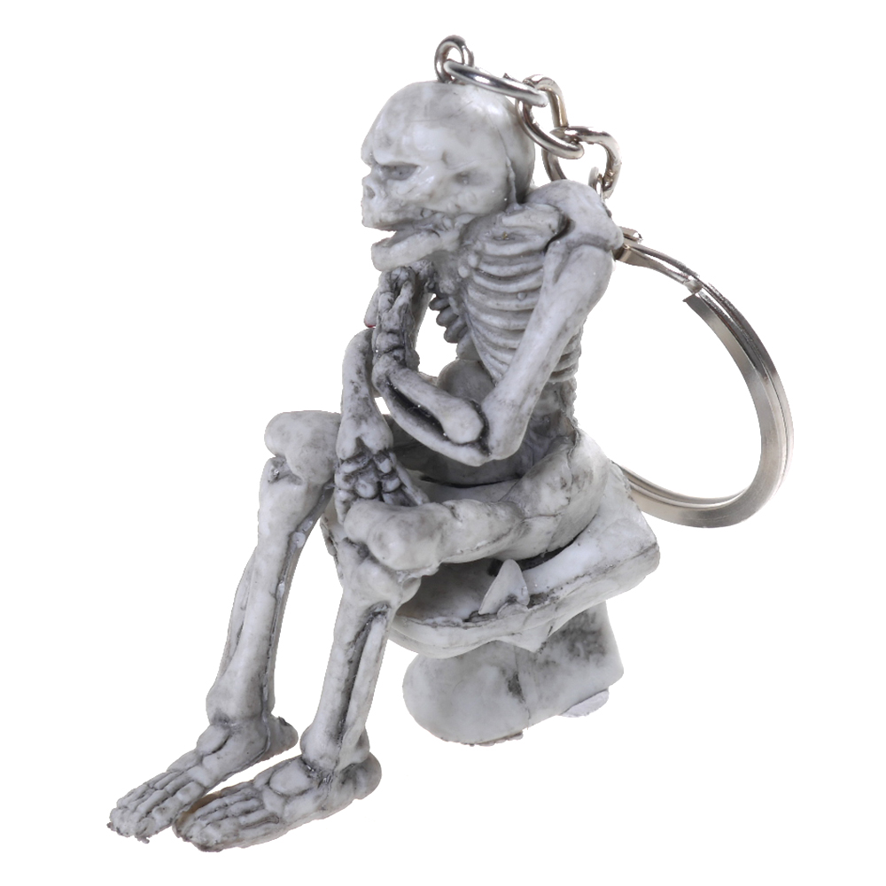 Creative Skull Keychain Unique Skull-Shaped Rubberized Skull Key