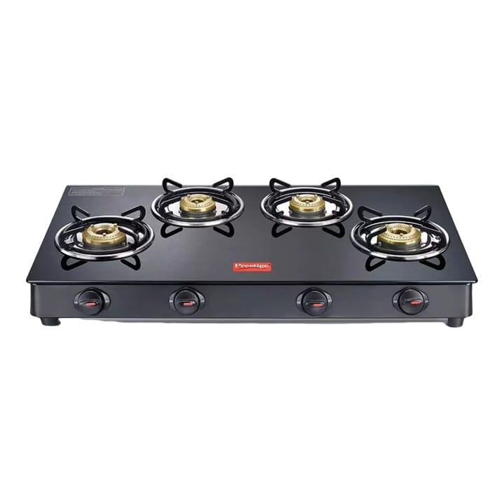 prestige 4 burner gas stove automatic