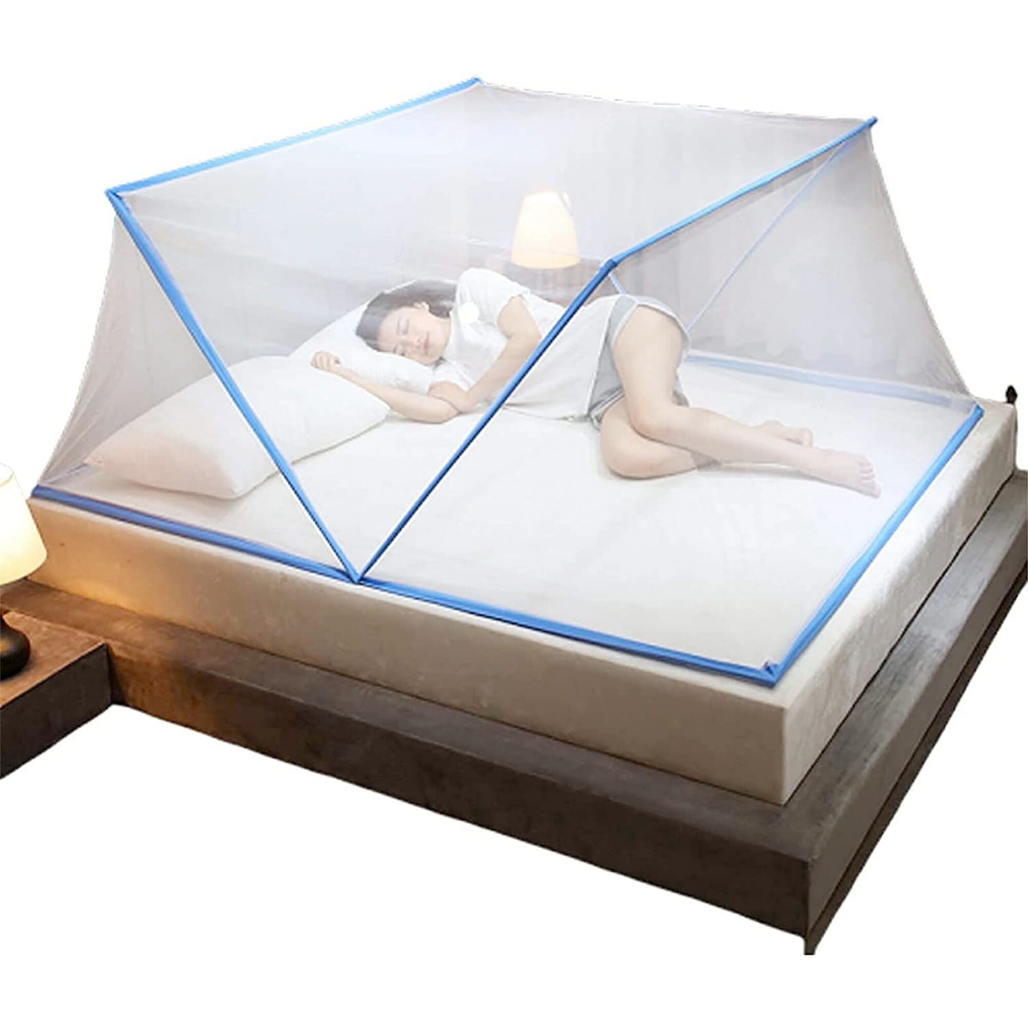 Digead Mosquito Net, Foldable Bed Mosquito Net, Portable Travel Mosquito  Net, Single Door Mosquito Camping Curtain, 100 / 120 / 150 / 180 cm x 200  cm