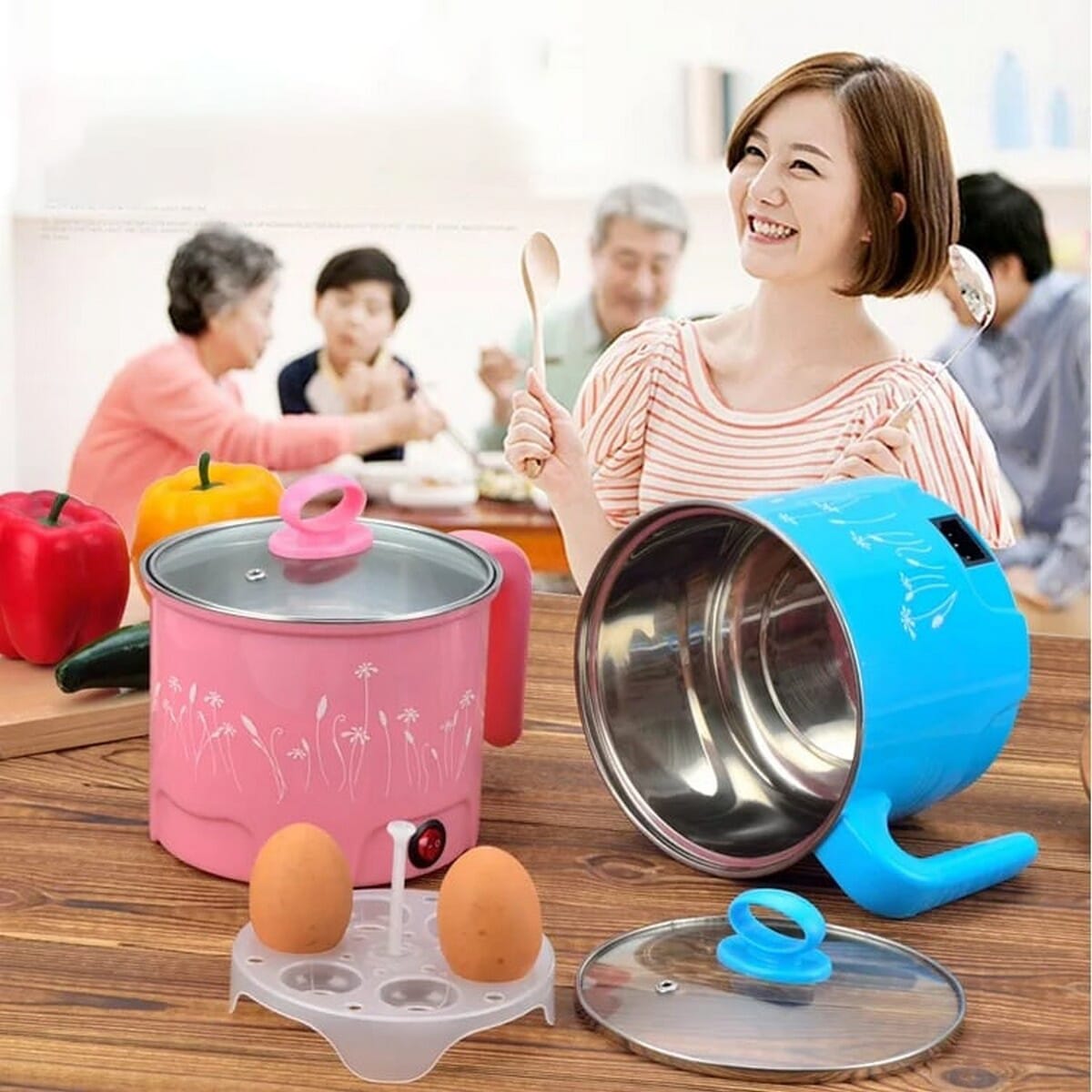 electric vegetable steamer pot
