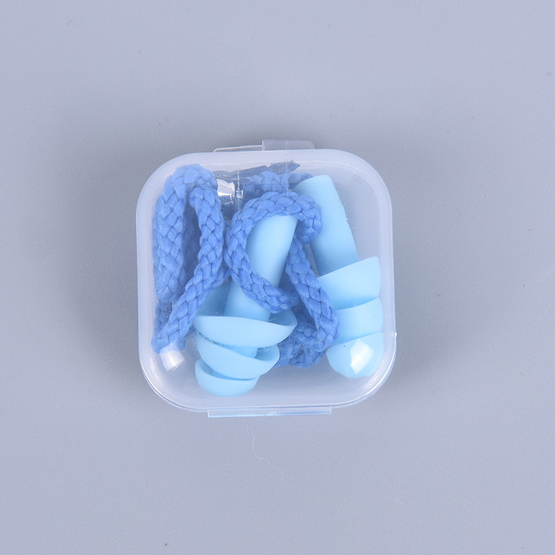 Ear Plug With Rope Silicone Ear Plugs Sleep Earplugs Noise Reduction Swimming Earplugs ...