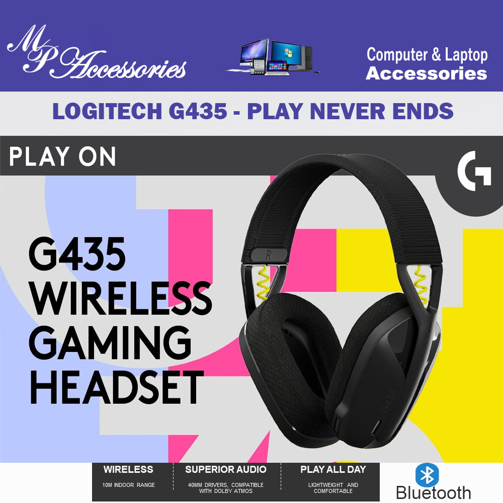HEADSETS LOGITECH G435 WIRELESS BLANCOS - Master Gaming Store