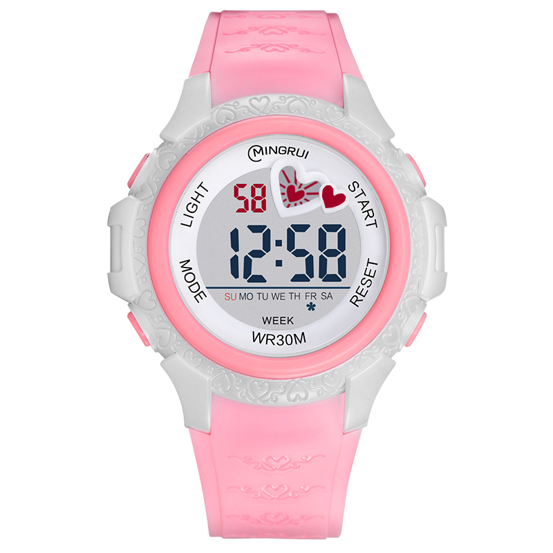 MINGRUI Digital Waterproof Digital BackLight Alarm Stopwatch Multi