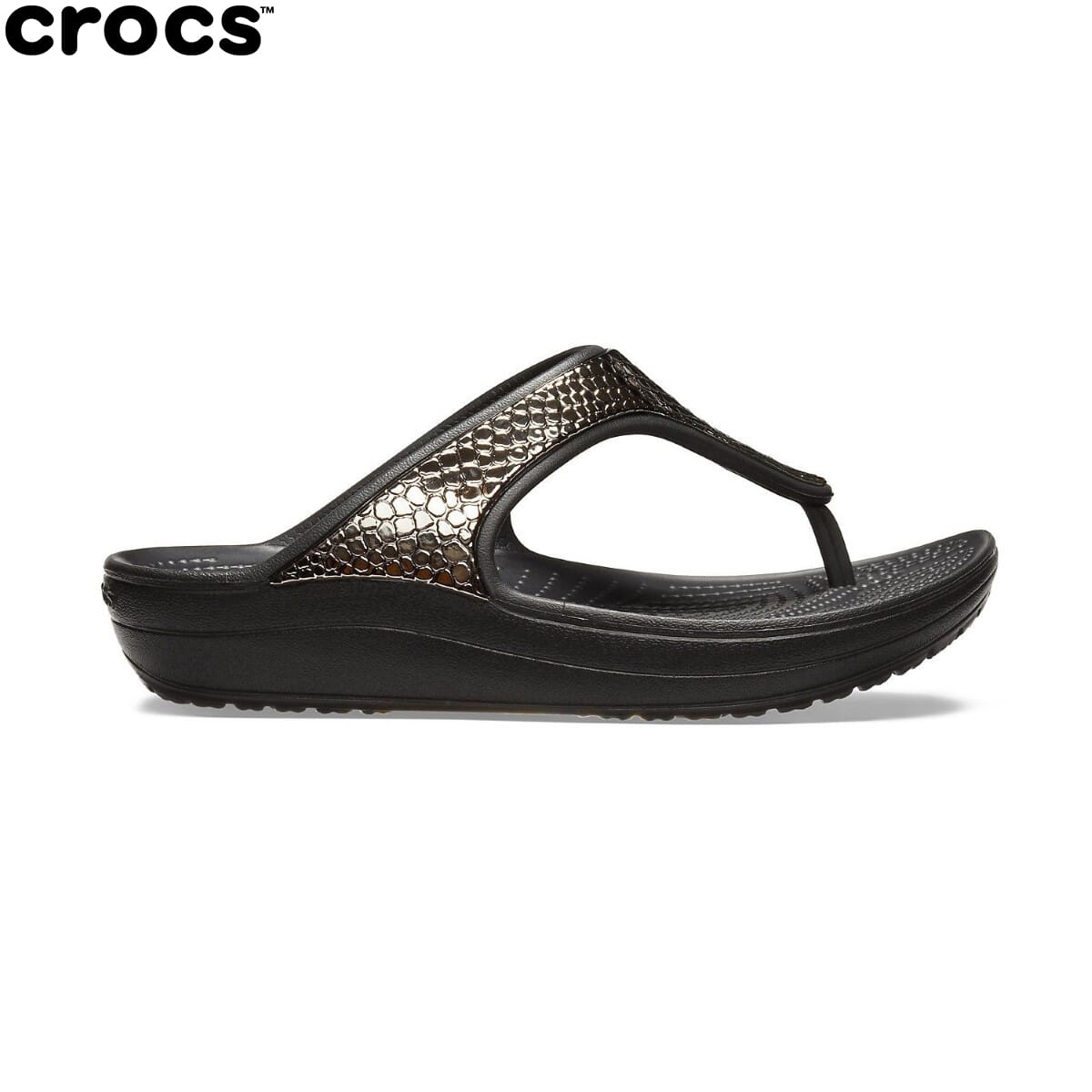 gunmetal crocs