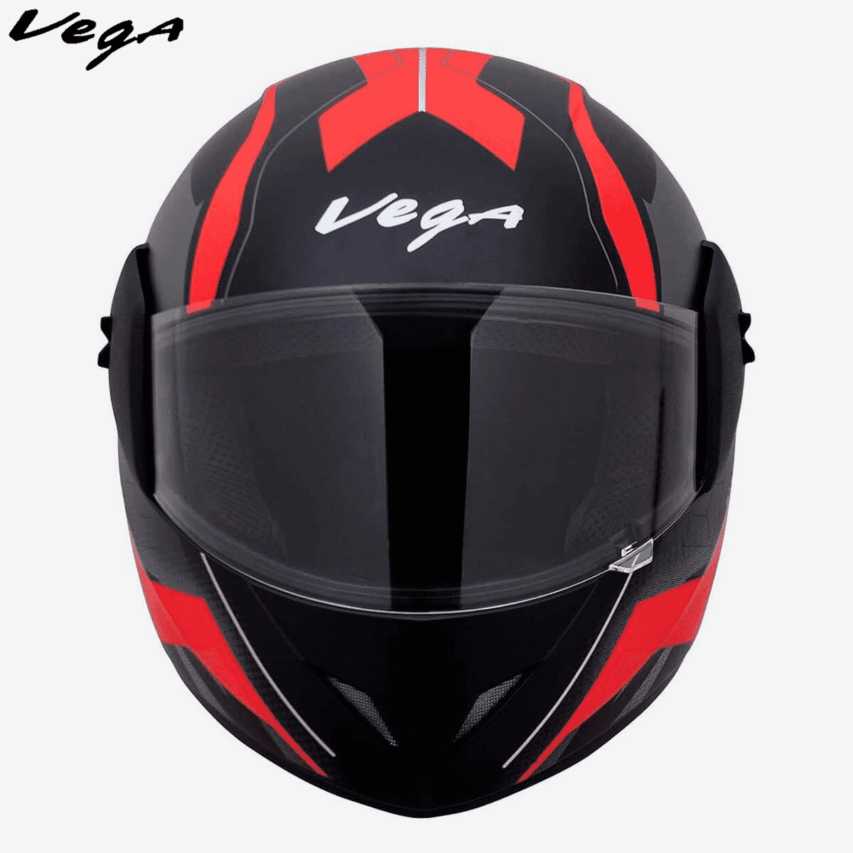 Vega Cliff DX Pioneer Full Face Helmets For Bike Black and Red VEGA Red Black ISI Approved Protective Helmet Daraz .np