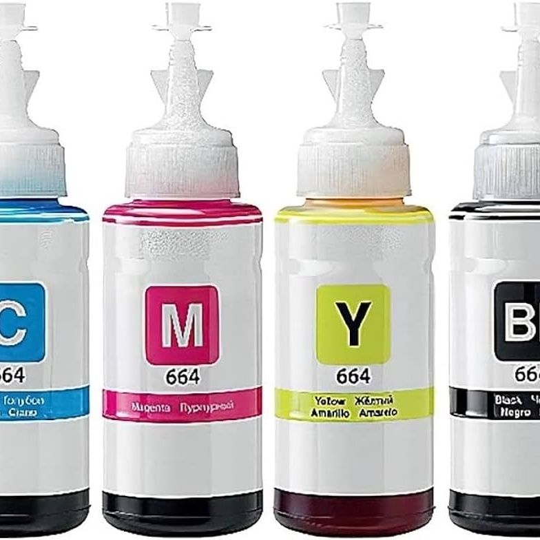 Ink For Epson L360 L220 L380 L365 Inkjet Printer Set of 4 Color Daraz