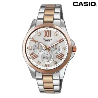 casio women's watch rose gold
