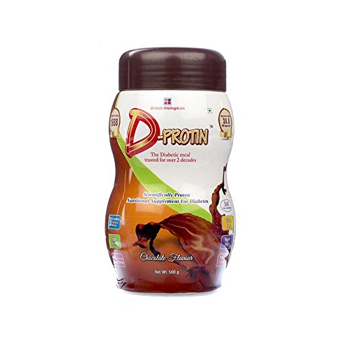 D Protin Nutrients - Supplement Protein Powder - Chocolate Flavor - 500Gm