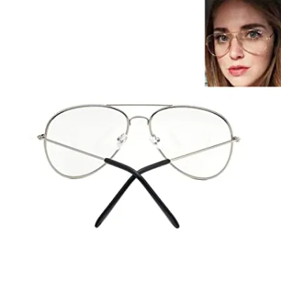 Aviator on sale plain glasses