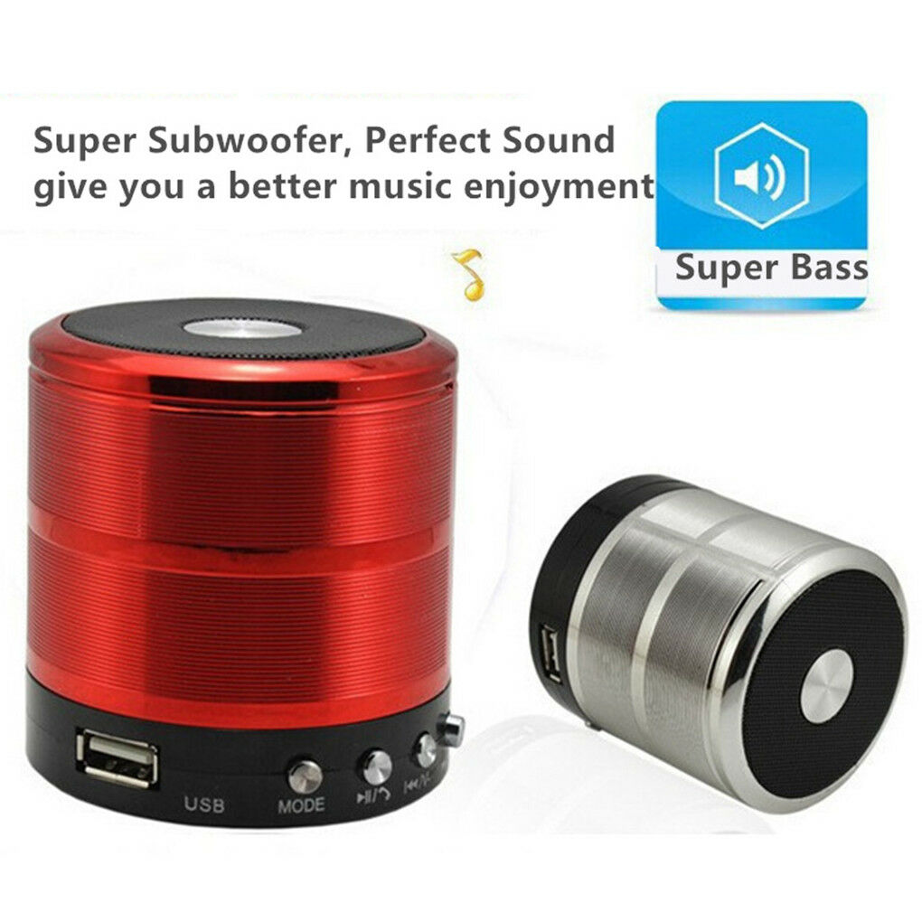 Ws-887 Mini Portable Bluetooth Speaker 