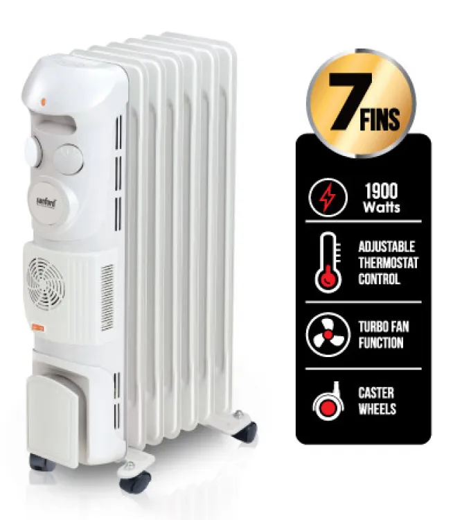 Sanford 7Fin 1900W Oil Heater With Turbo fan (SF12090H)