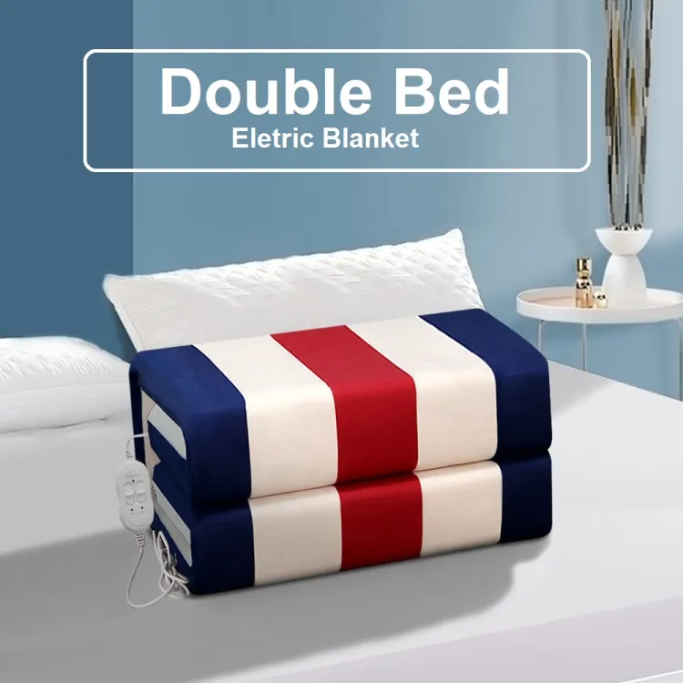 Double Bed Electric Blanket Thicker Heater Heated Blanket Mattress  Thermostat Electric Heating Blanket Winter Body Warmer