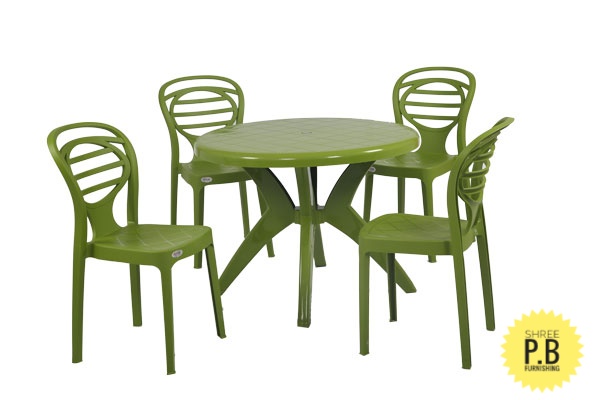 Supreme Oak With Marina Set 4 Chairs and 1 Table Daraz .np