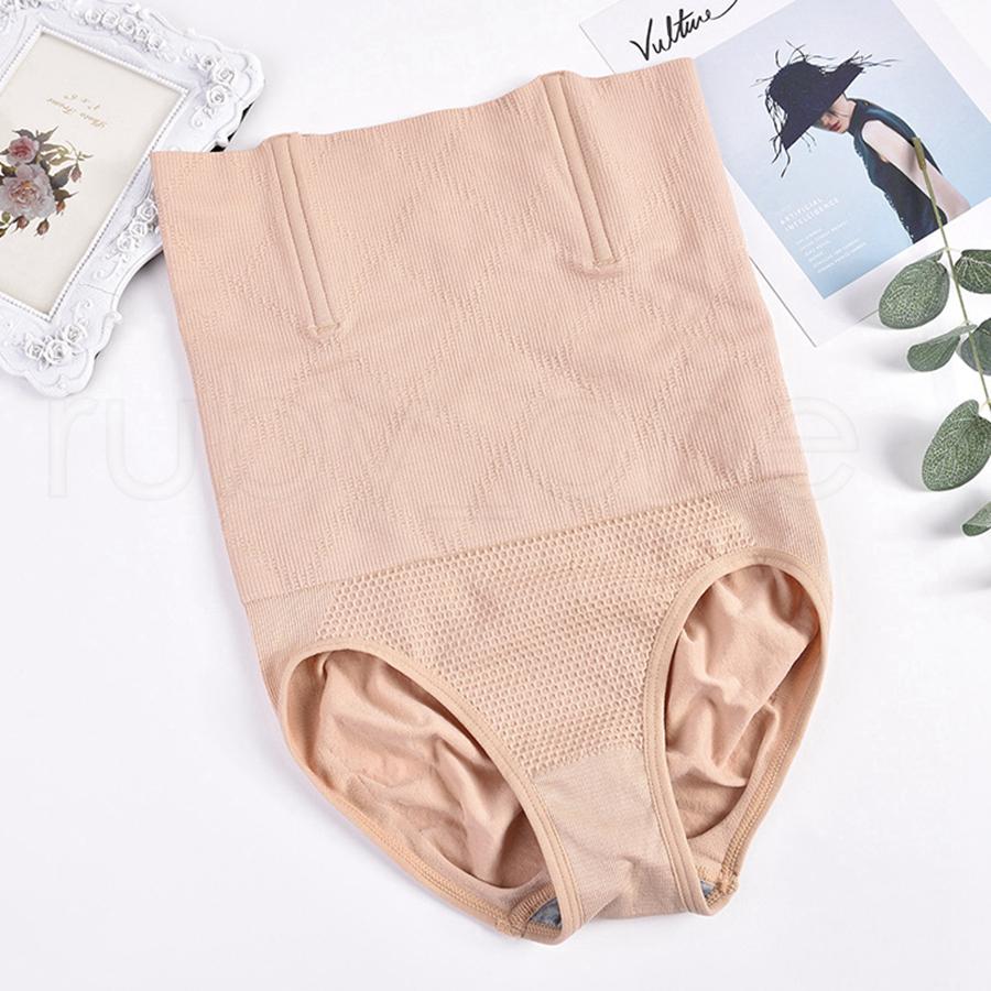 6 Pk Slimming High Waist Tummy Control Solid Color Briefs Panties Shap —  AllTopBargains