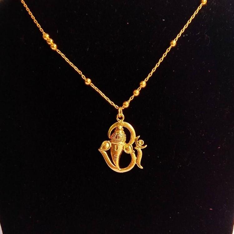 Ganpati locket design Clearance