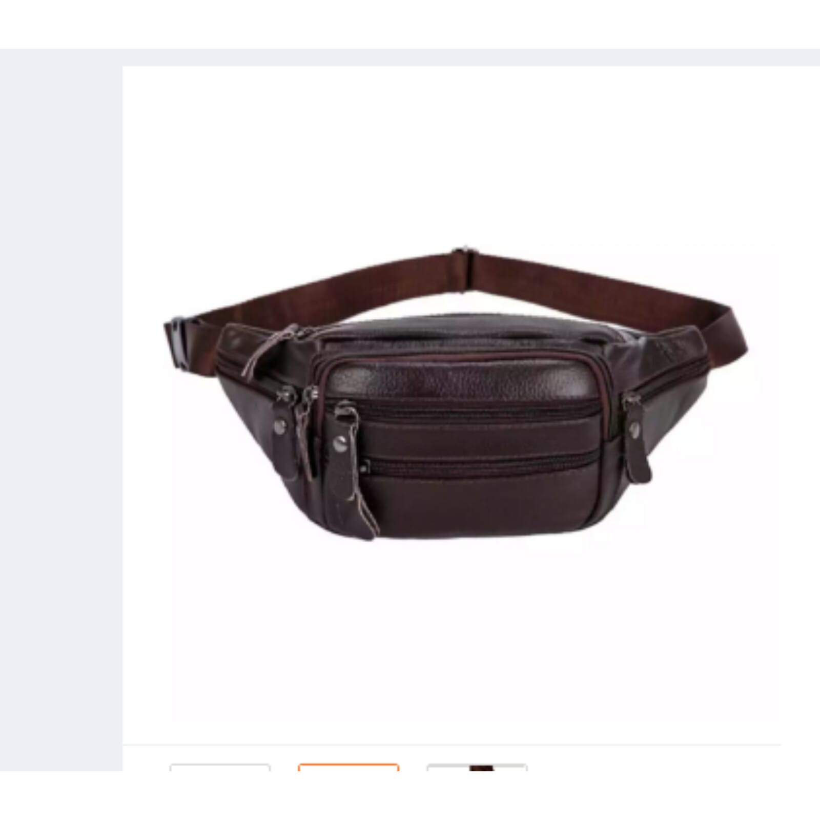 PU Waist Crossbody Fanny Pack Travel Hip Bum Shoulder Bag Purse Chest Phone Pouc