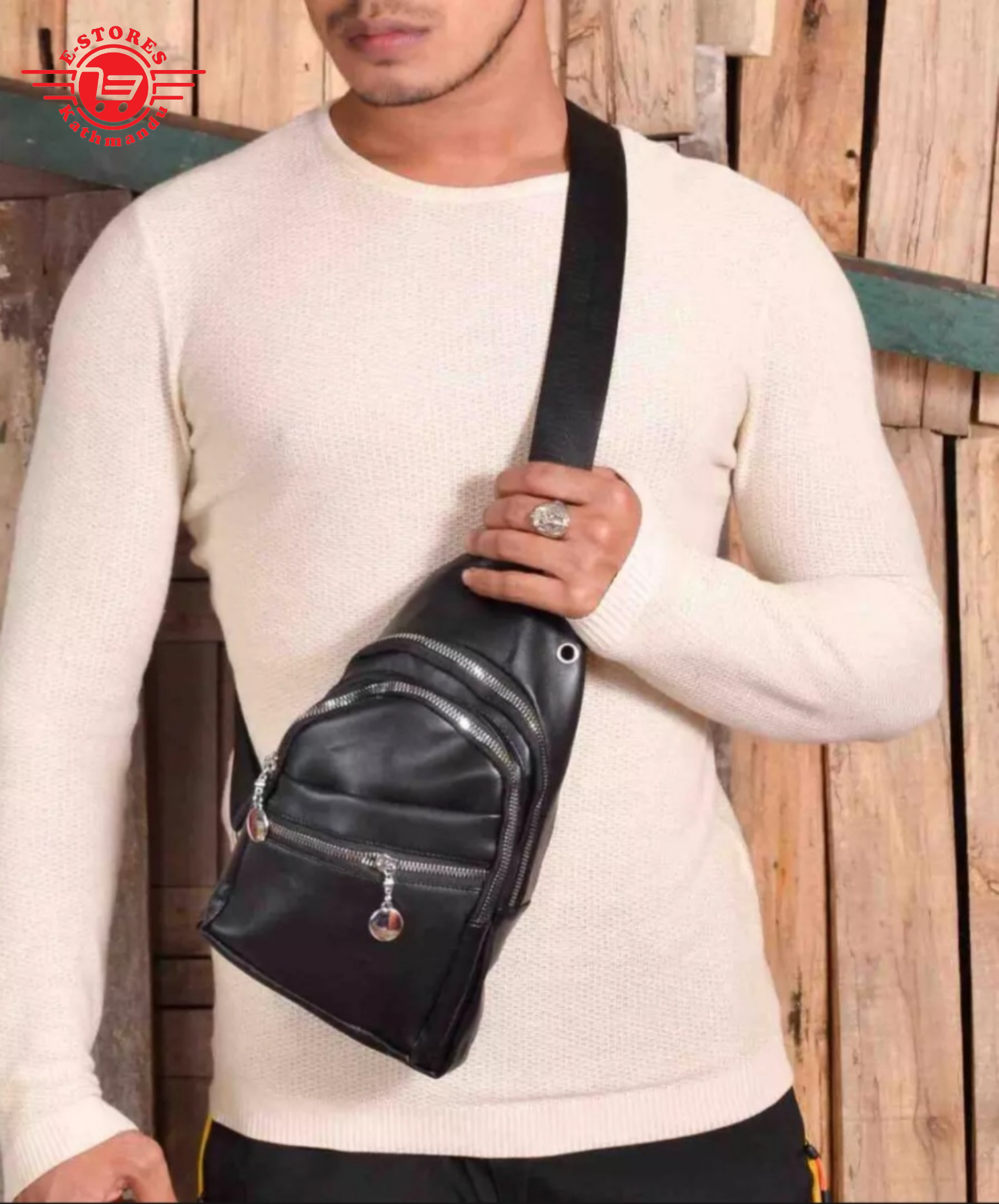 mens front chest bag