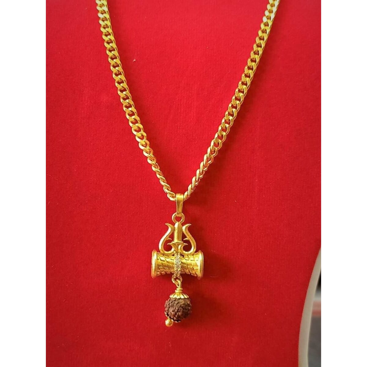 trishul damru locket