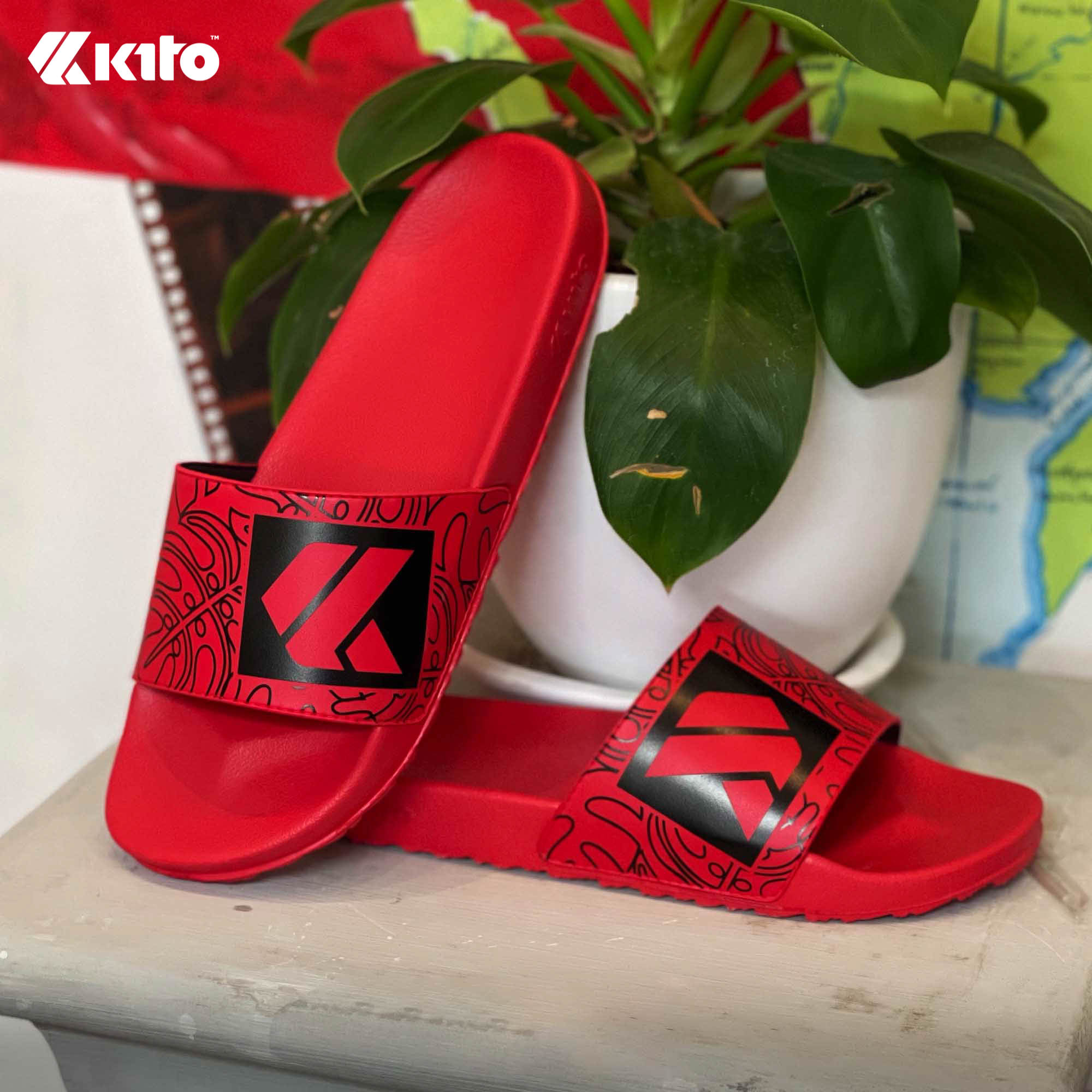 Red Kito Slippers - N6,500 [Promo Price] - Limited Offer - Light