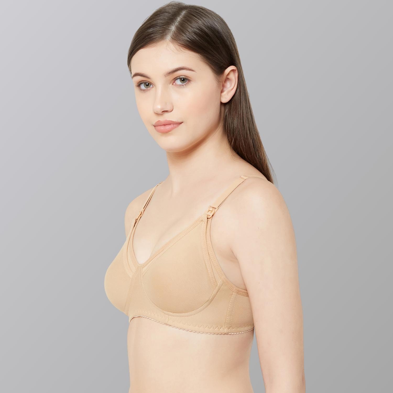 Buy Juliet Double Layered Non Wired Full Coverage Maternity Bra - Pink at  Rs.449 online