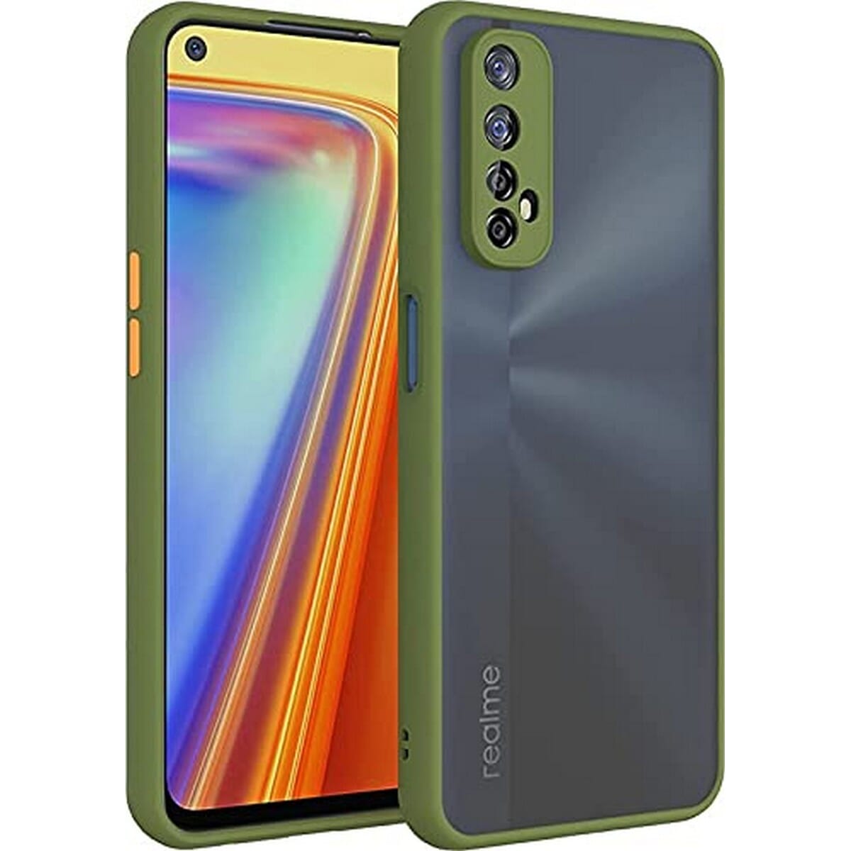 Camera Protective Matte Case For Realme 7