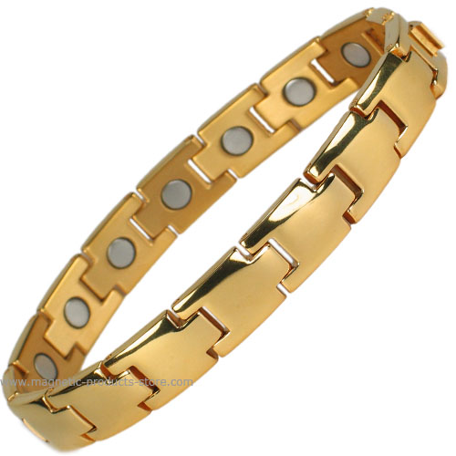 Gold Toned Energy Therapy Bio Magnetic Stainless Steel Bracelet Daraz .np