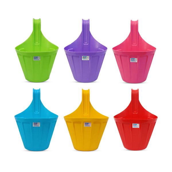 5Pcs Balcony Railing Fence Hanging Hook Planters For Outdoor Plants