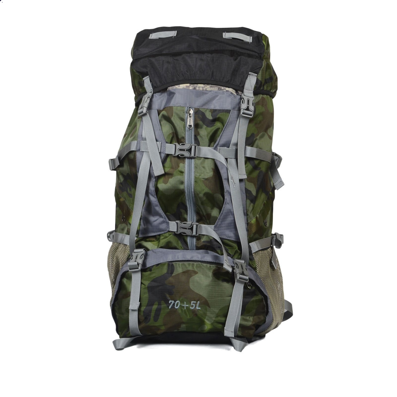 Waterproof Outdoor Hiking Backpack -70 +5L With Rain Cover