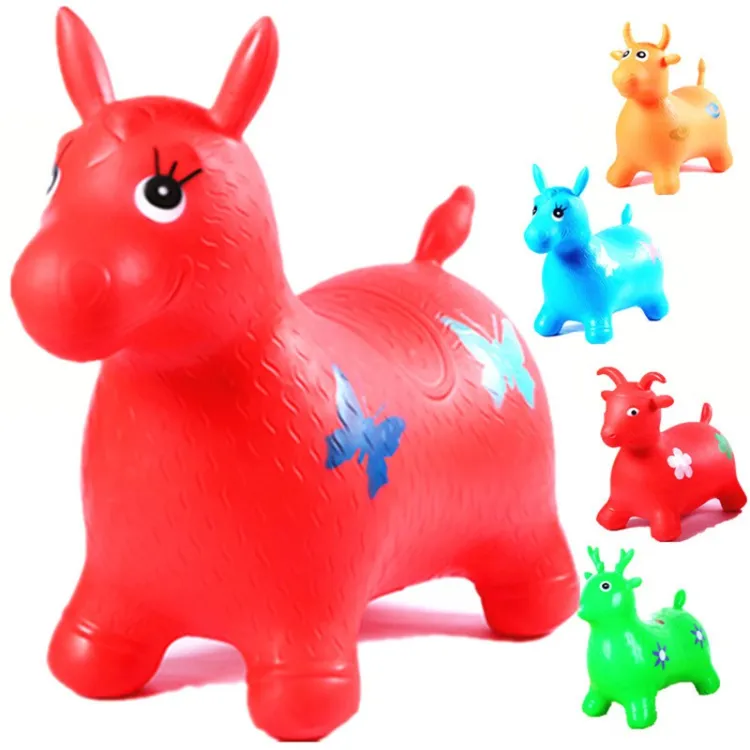 Inflatable store horse toy