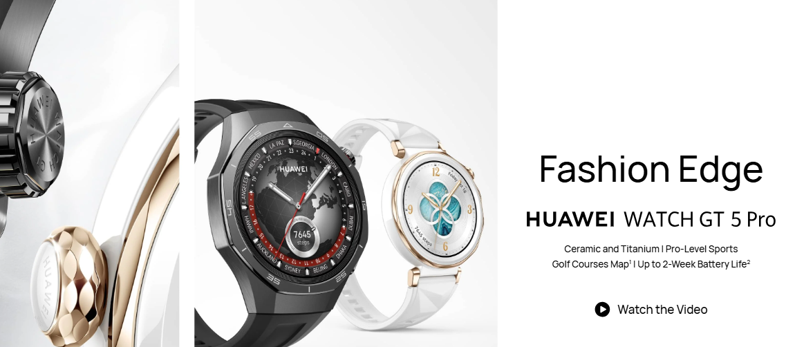 Huawei Watch GT Pro (46mm) Ultra-Accurate GPS Up to 2-Week