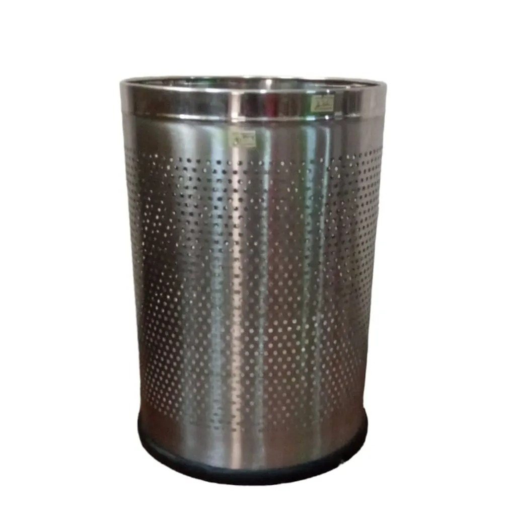 Dustbin Image Ssnet Stainless Steel Dustbin - 7*10 / Perforated Dustbin / Recycle Bin ...