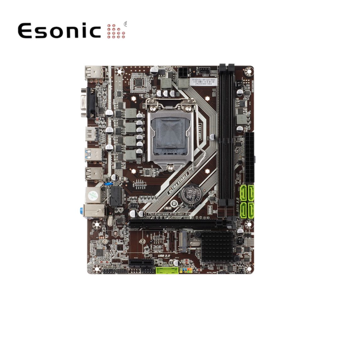 Main Msi I3 9100f H110m ESONIC H110DA1 Micro ATX DDR4 Motherboard Intel H110 Chipset For