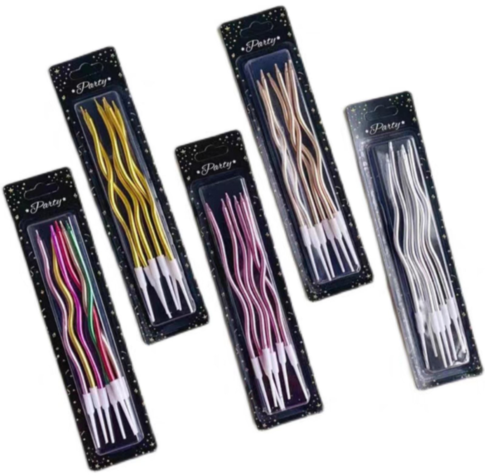 Ichhya Store Spiral Wavy Curve Candles