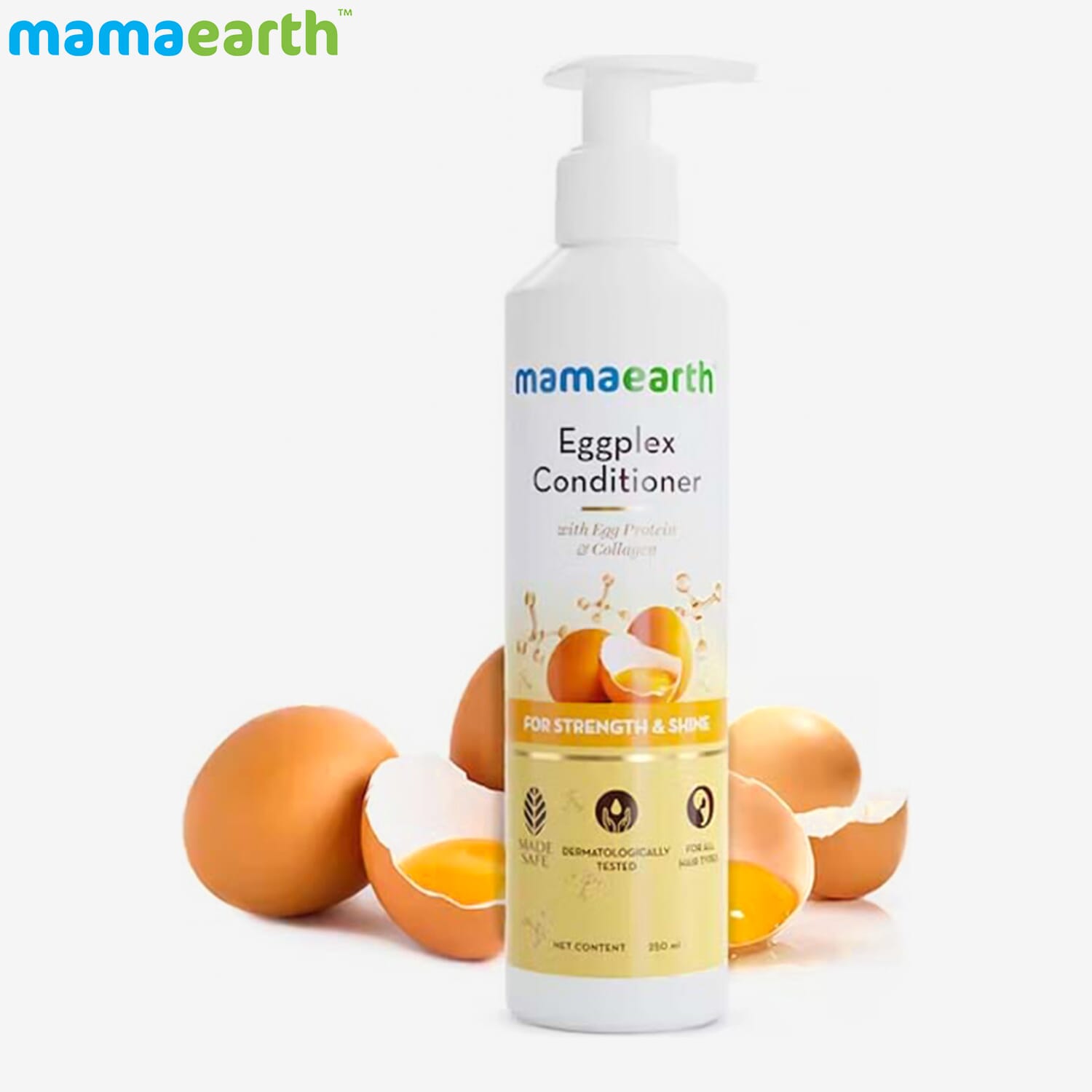 mamaearth Eggplex Conditioner With Egg Protein & Collagen for Strength & Shine - 250 ml